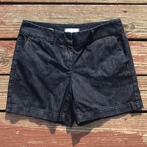 LOFT Riviera Shorts Dark Denim